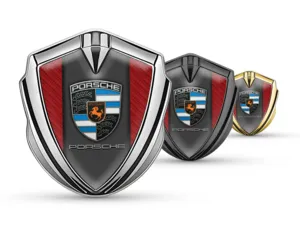 Porsche Badge Logo Custom Durevole Premium
